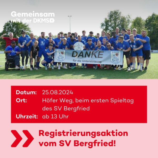 Saisonstart – Gemeinsam gegen Blutkrebs